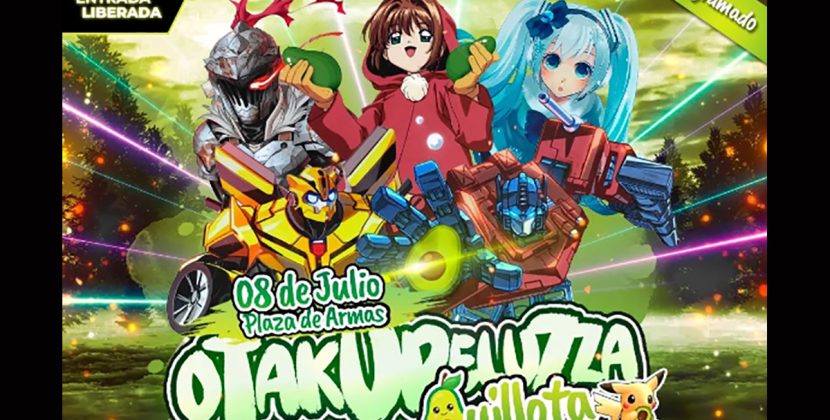 Mañana sábado se realizará Otakupeluzza en el centro de Quillota