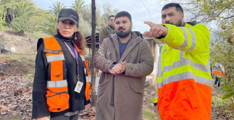 Delegado provincial de Quillota realizó balance de los daños producidos por las lluvias