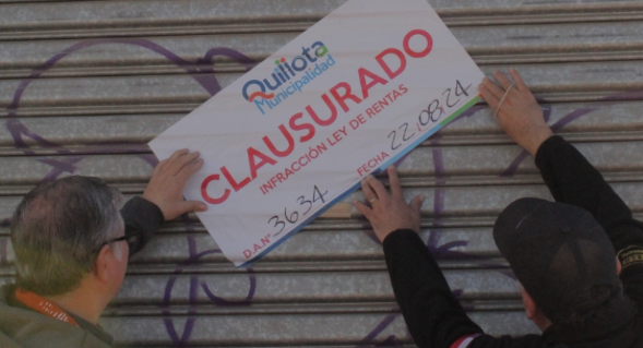 Alcalde Calderón: “El motivo legal para clausurar estos locales es porque funcionaban sin patente municipal”