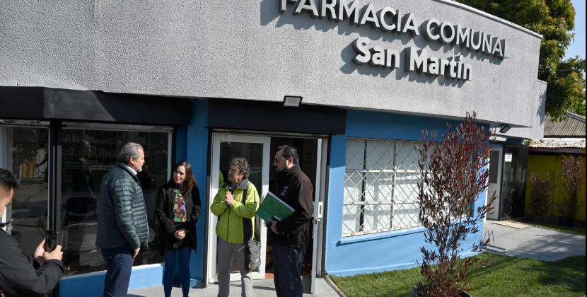 Farmacia Comunal comenzará a funcionar en ex Hospital San Martín a partir de este lunes 30