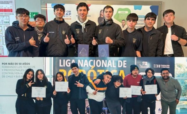 Estudiantes de Quillota brillan en torneo nacional de robótica