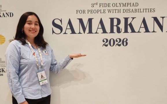 Quillotana Valezka Rozas brilla en Olimpiadas de Ajedrez en Uzbekistán