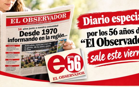 Diario El Observador celebra 56 años con edición especial de 100 páginas
